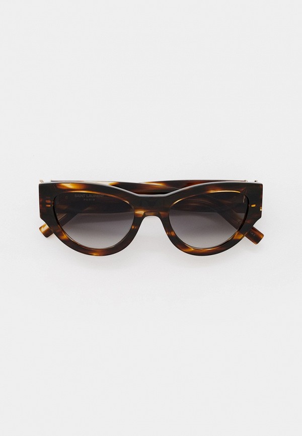 

Очки солнцезащитные Saint Laurent, Коричневый, SL M94 005