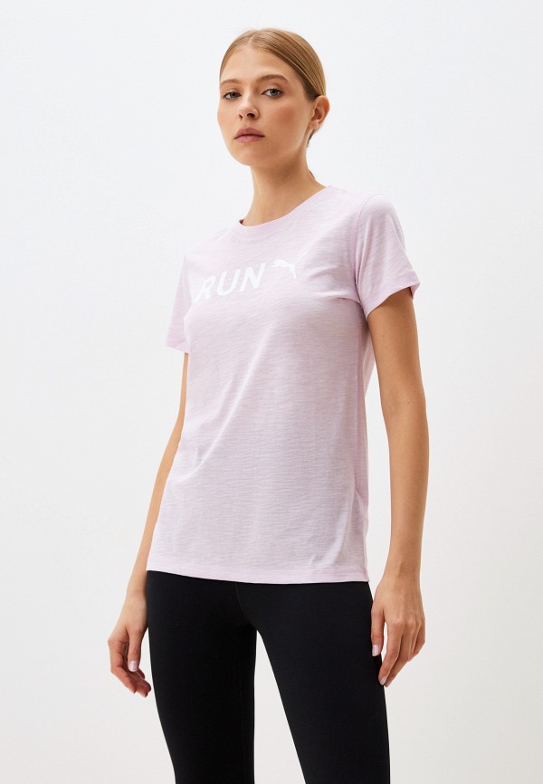 

Футболка спортивная PUMA, Розовый, WOMEN S GRAPHIC TEE RUN