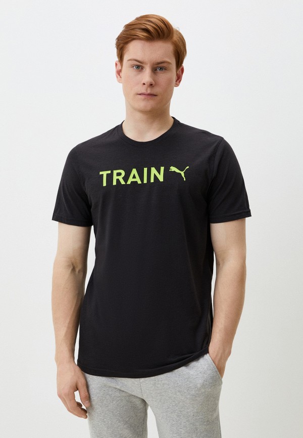 

Футболка спортивная PUMA, Черный, MEN S GRAPHIC TEE TRAIN