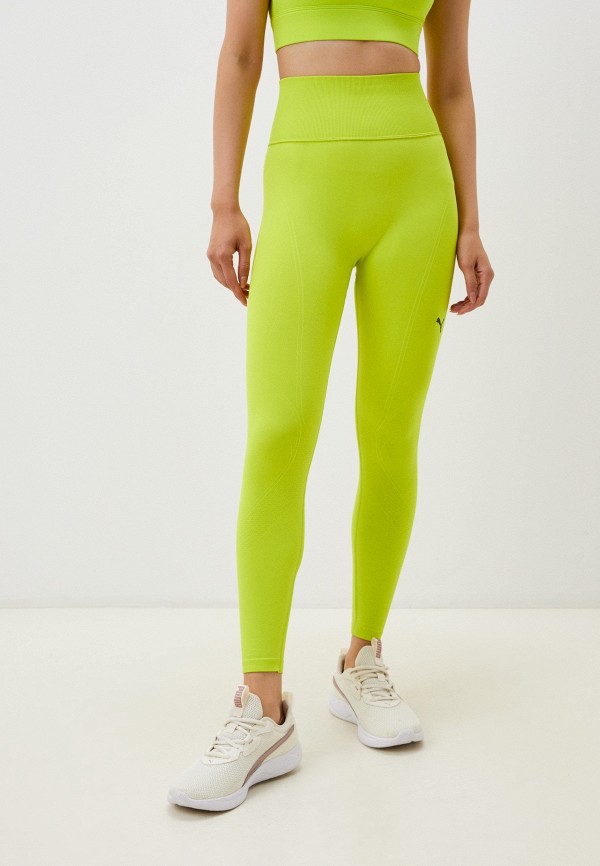 

Тайтсы PUMA, Зеленый, SHAPELUXE SEAMLESS HW FL TIGHTS