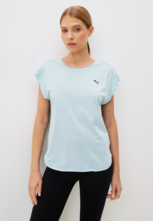 

Футболка спортивная PUMA, Голубой, STUDIO FOUNDATIONS TEE