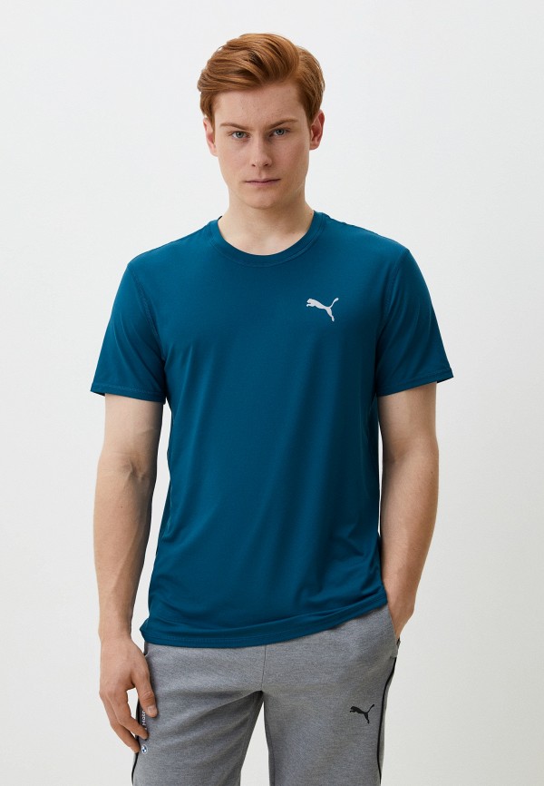 

Футболка спортивная PUMA, Бирюзовый, RUN CLOUDSPUN SS TEE
