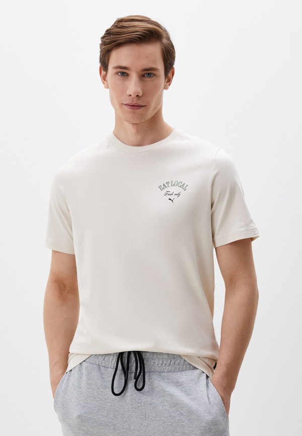 

Футболка PUMA, Бежевый, GRAPHICS HEALTH Tee