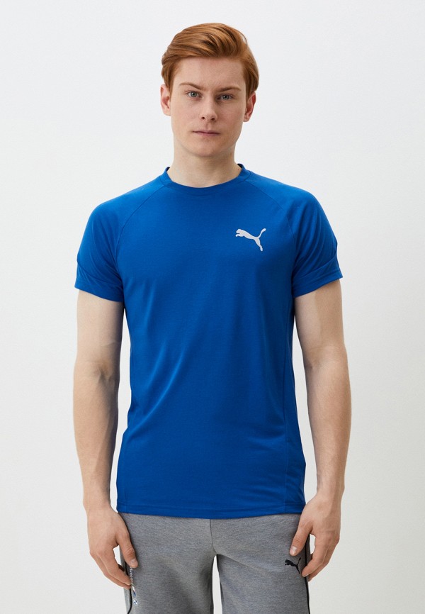 

Футболка спортивная PUMA, Синий, EVOSTRIPE Tee