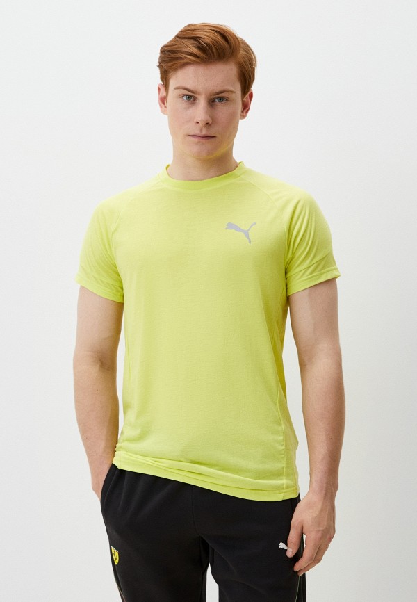 

Футболка спортивная PUMA, Желтый, EVOSTRIPE Tee