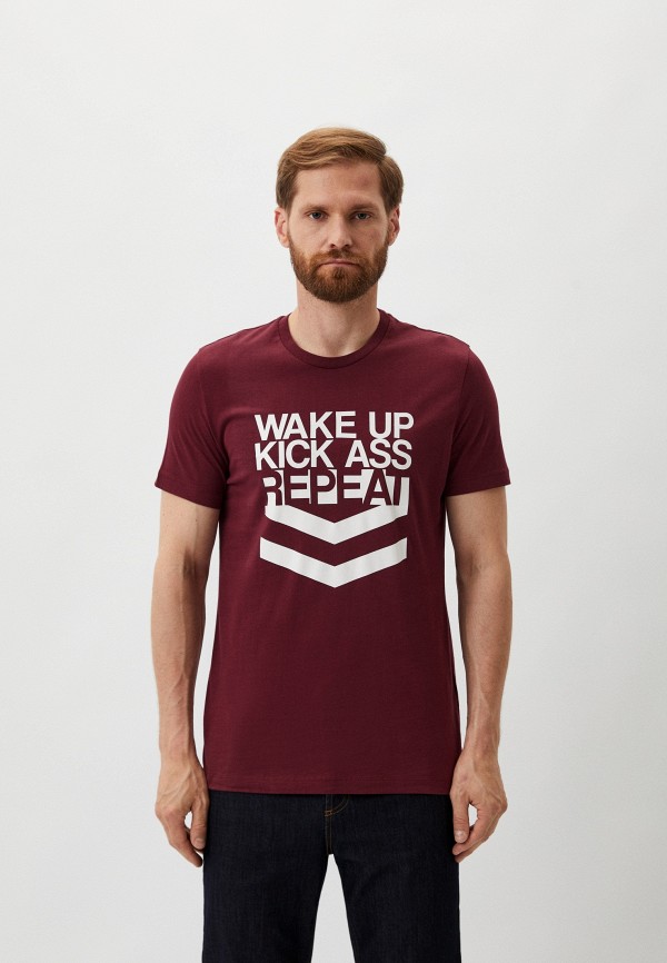 

Футболка Bikkembergs, Бордовый