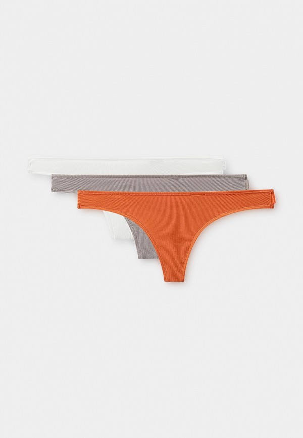 

Трусы 3 шт. Calvin Klein Underwear, Разноцветный, THONG