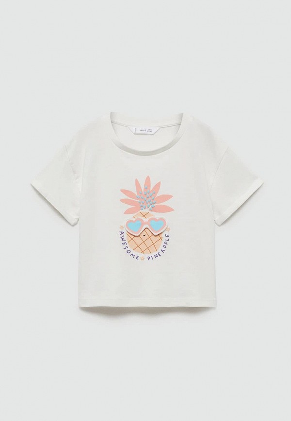 

Футболка Mango Kids, Белый, PINA