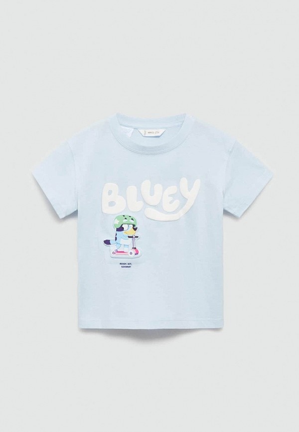 

Футболка Mango Kids, Голубой, BLUESK