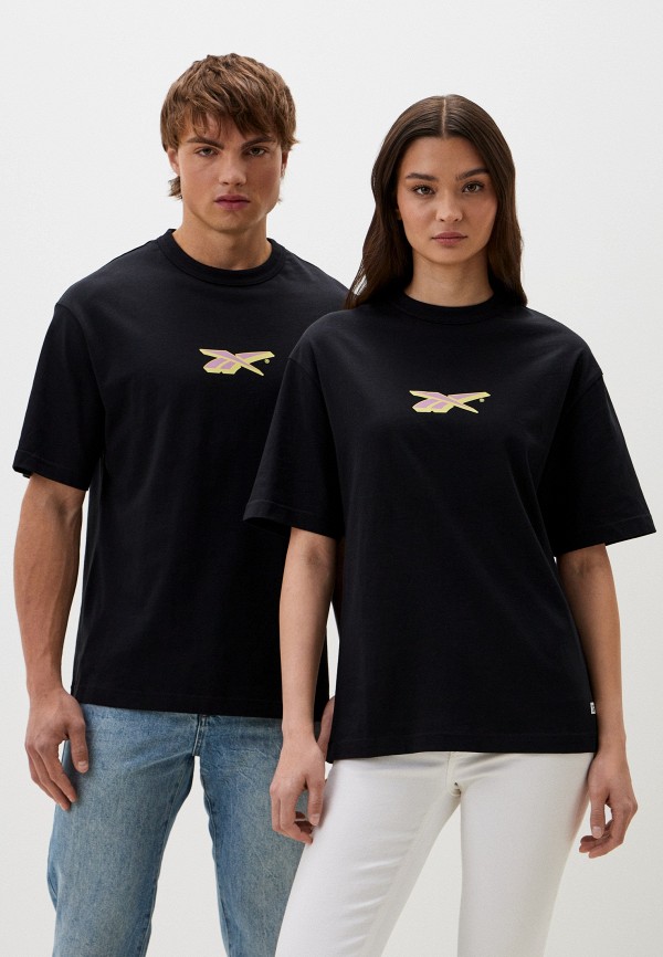 

Футболка Reebok, Черный, CL DOPAMINE TEE