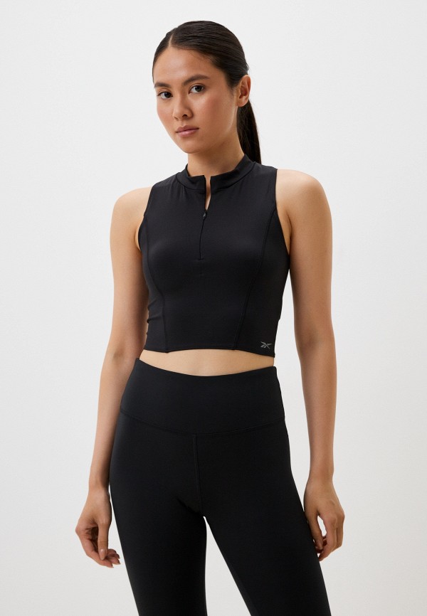 

Топ спортивный Reebok, Черный, Lamoda Exclusive ACTIV COLL DREAMBLEND CROP