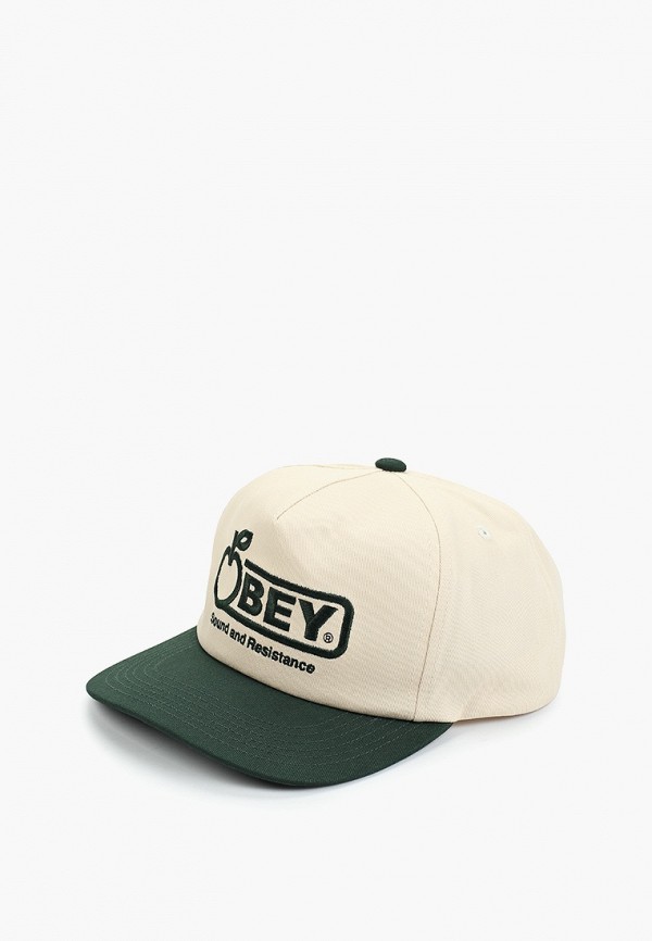 

Бейсболка Obey, Бежевый, SOUND TWILL 5 PANEL SNAPBACK