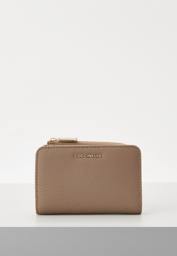 

Кошелек Coccinelle, Бежевый, METALLIC SOFT