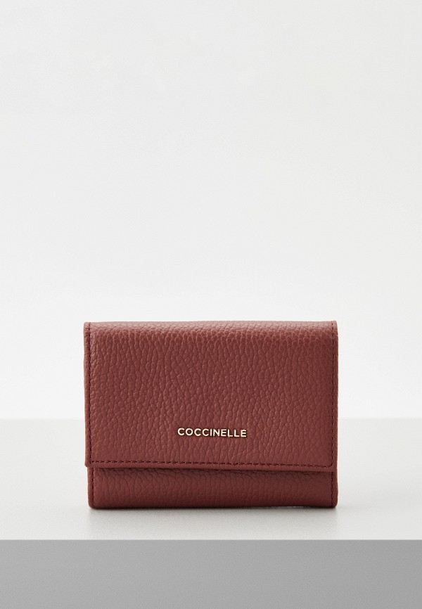 

Кошелек Coccinelle, Коричневый, METALLIC SOFT