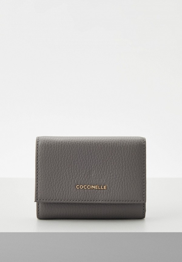 

Кошелек Coccinelle, Серый, METALLIC SOFT