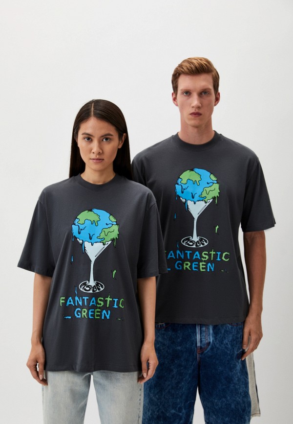 

Футболка MSGM, Серый, FANTASTIC GREEN CAPSULE