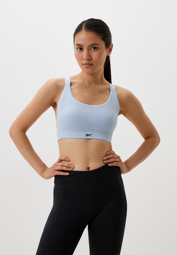 

Топ спортивный Reebok, Голубой, LUX HIGH IMPACT BRA