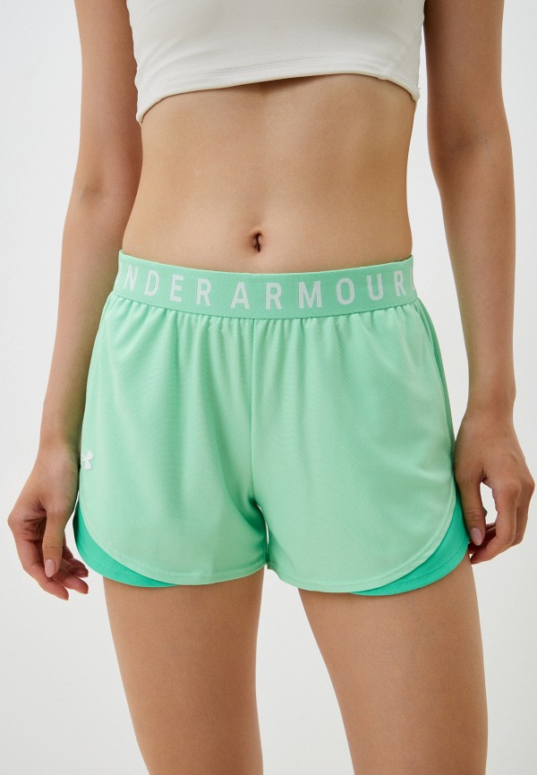 

Шорты спортивные Under Armour, Зеленый, PLAY UP SHORT 3.0