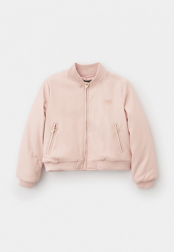 

Куртка кожаная утепленная Guess, Розовый