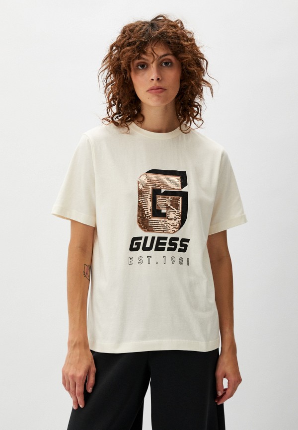 

Футболка Guess, Бежевый