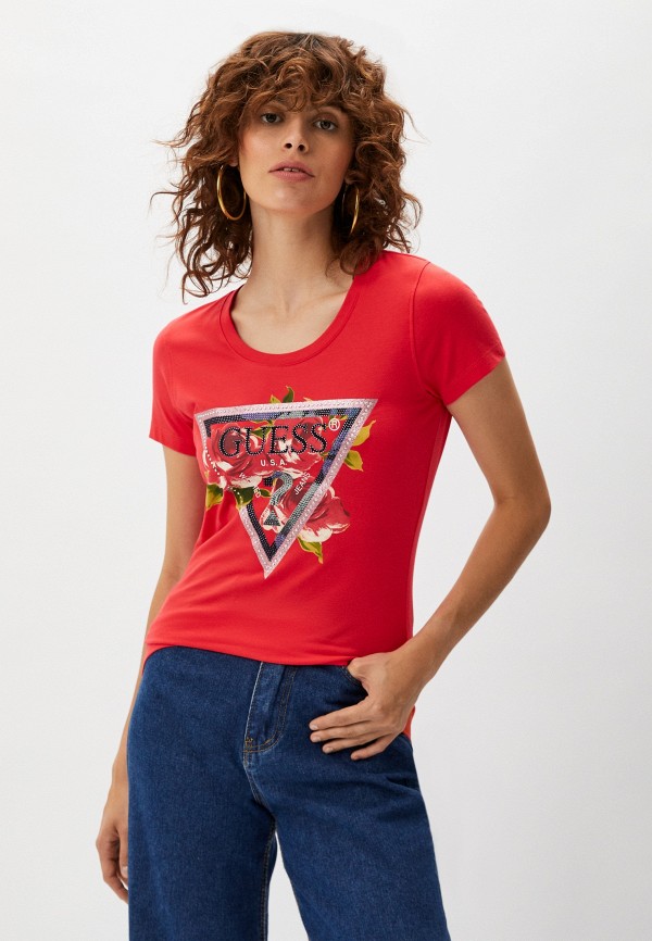 

Футболка Guess, Красный