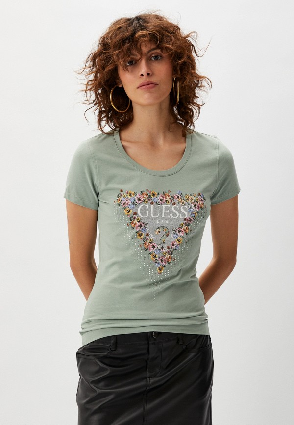 

Футболка Guess, Бирюзовый