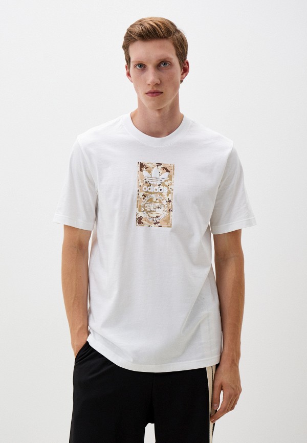 

Футболка adidas Originals, Белый, CAMO LABEL TEE