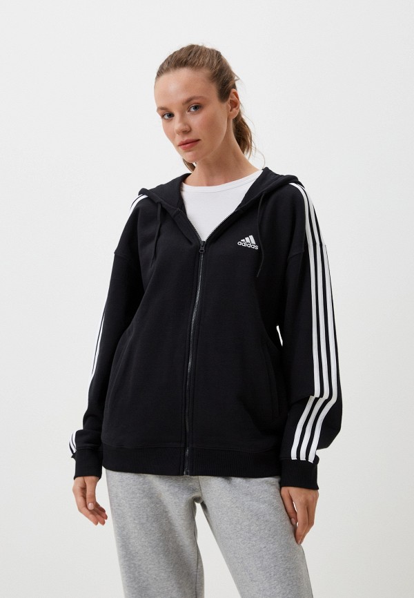 

Толстовка adidas, Черный, W 3S FT FZ O HD
