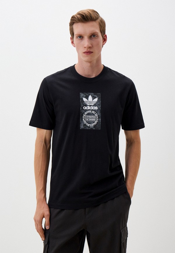 

Футболка adidas Originals, Черный, CAMO LABEL TEE