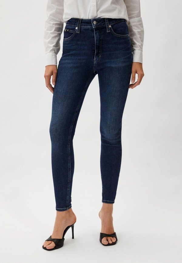 

Джинсы Calvin Klein Jeans, Синий, HR SUPER SKINNY ANKLE