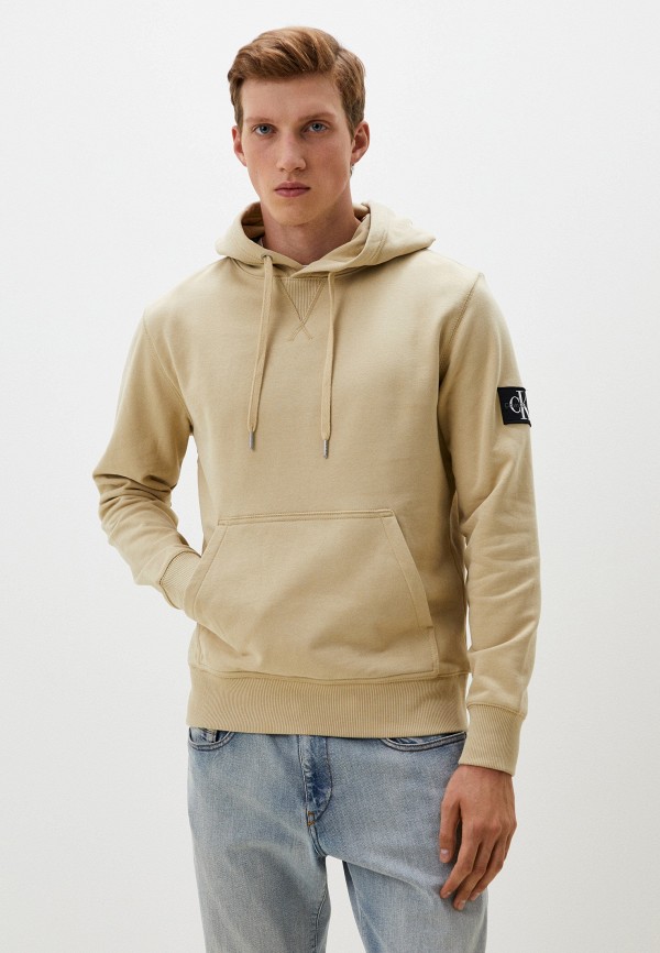 

Худи Calvin Klein Jeans, Бежевый, BADGE