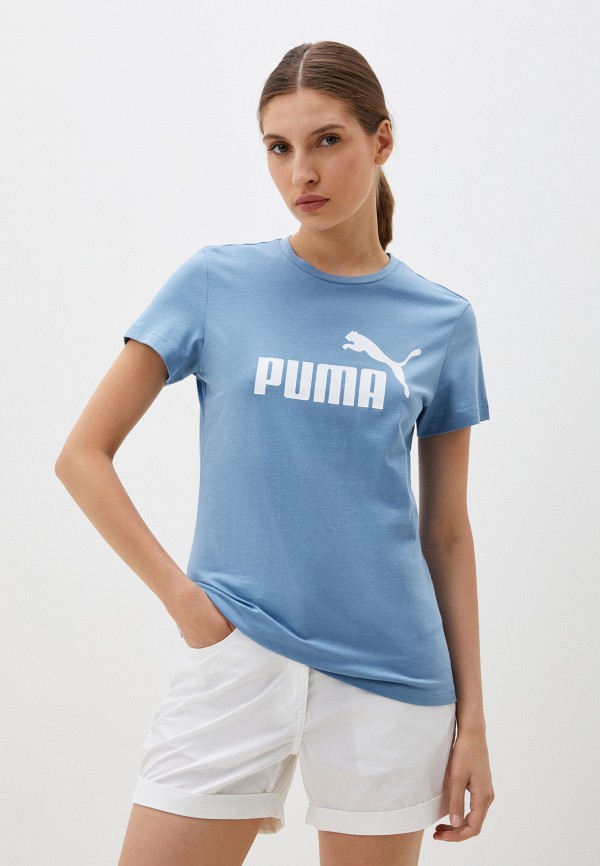 

Футболка PUMA, Голубой, ESS Logo Tee (s)