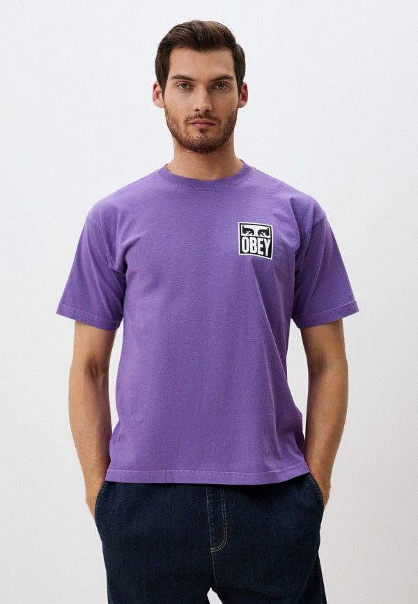 

Футболка Obey, Фиолетовый, OBEY EYES ICON 2