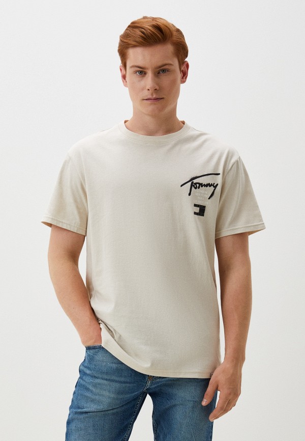

Футболка Tommy Jeans, Бежевый