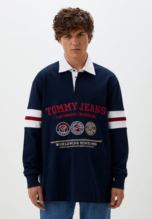 

Поло Tommy Jeans, Синий