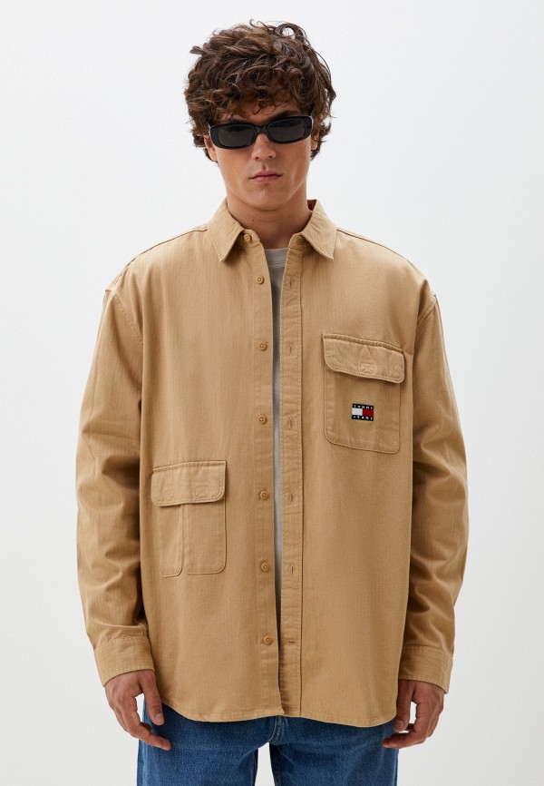 

Рубашка Tommy Jeans, Бежевый