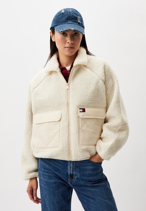

Куртка меховая Tommy Jeans, Бежевый