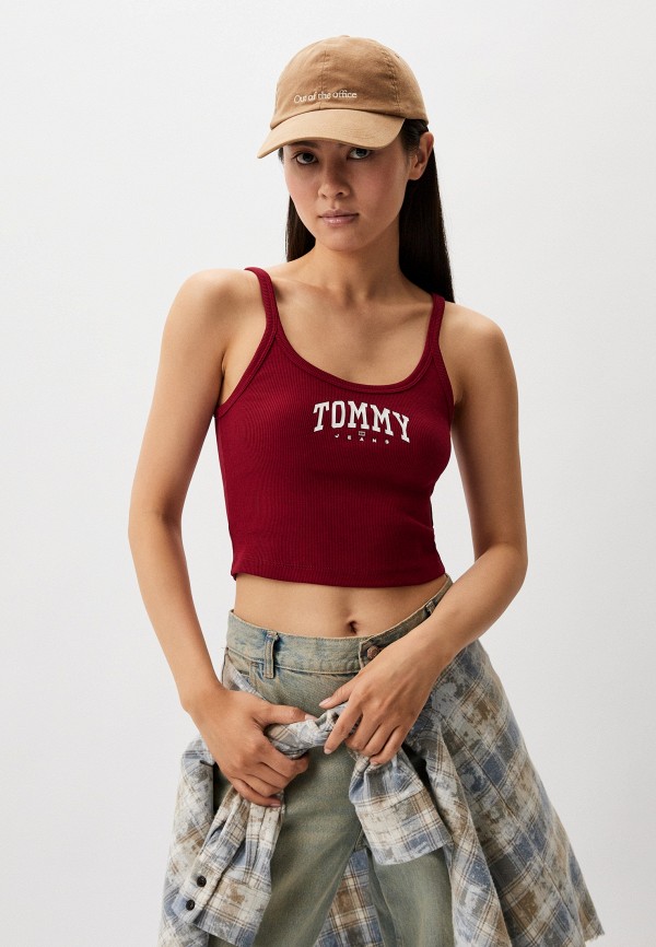 

Майка Tommy Jeans, Бордовый