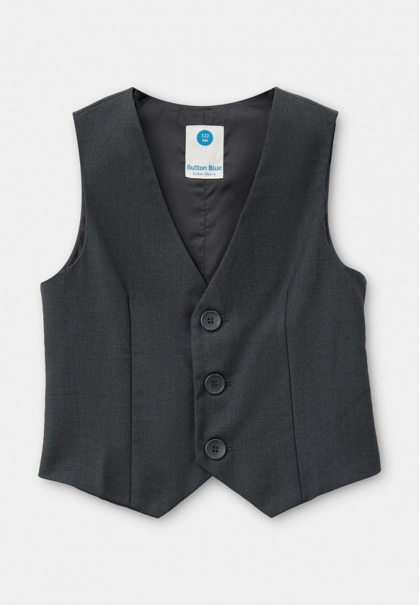 фото Жилет button blue