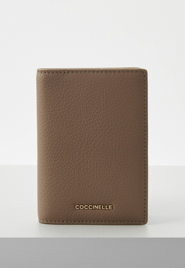 

Обложка для паспорта Coccinelle, Бежевый, METALLIC SOFT