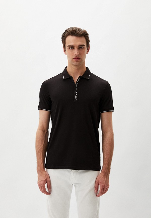 

Поло Armani Exchange, Черный