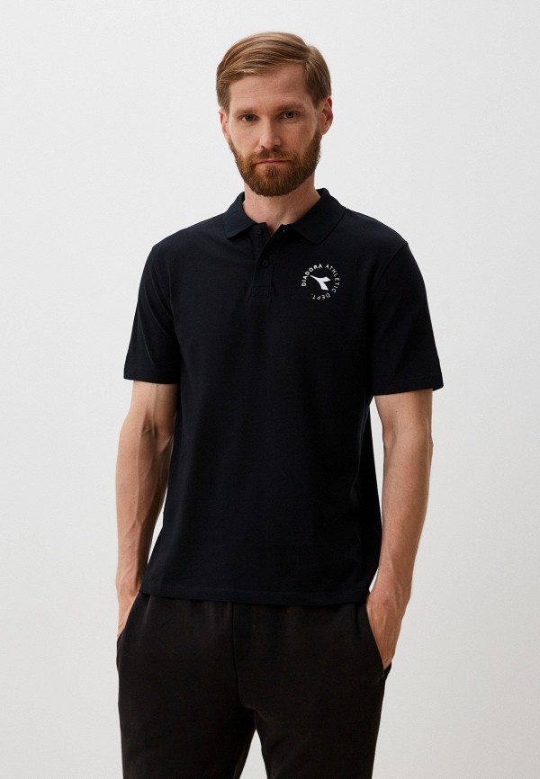 

Поло Diadora, Черный, POLO SS ESSENTIAL SPORT
