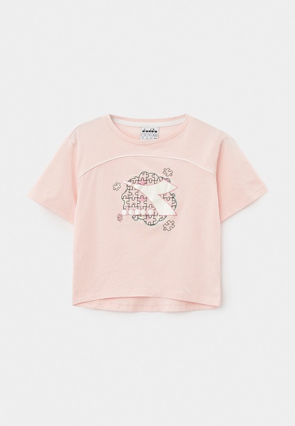 

Футболка Diadora, Розовый, JG. T-SHIRT SS PUZZLES
