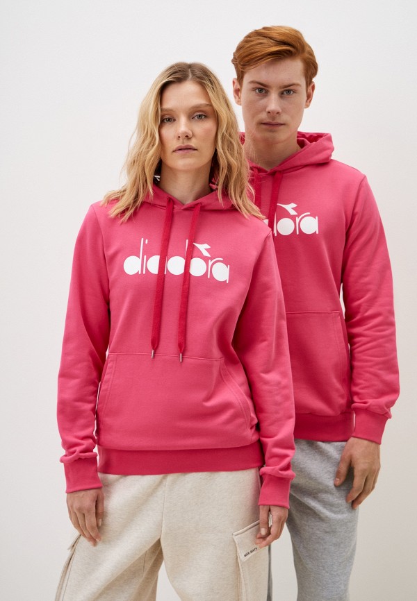 

Худи Diadora, Розовый, HOODIE LOGO