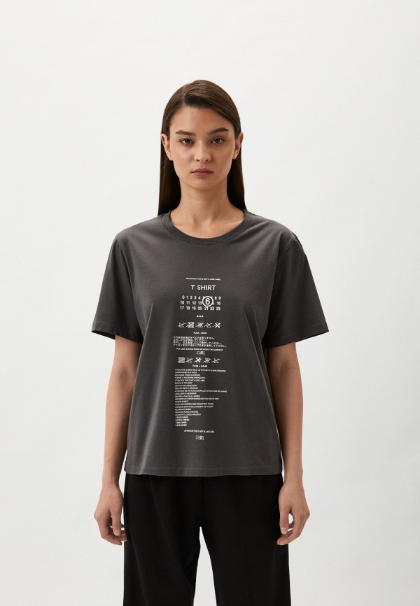 

Футболка MM6 Maison Margiela, Серый
