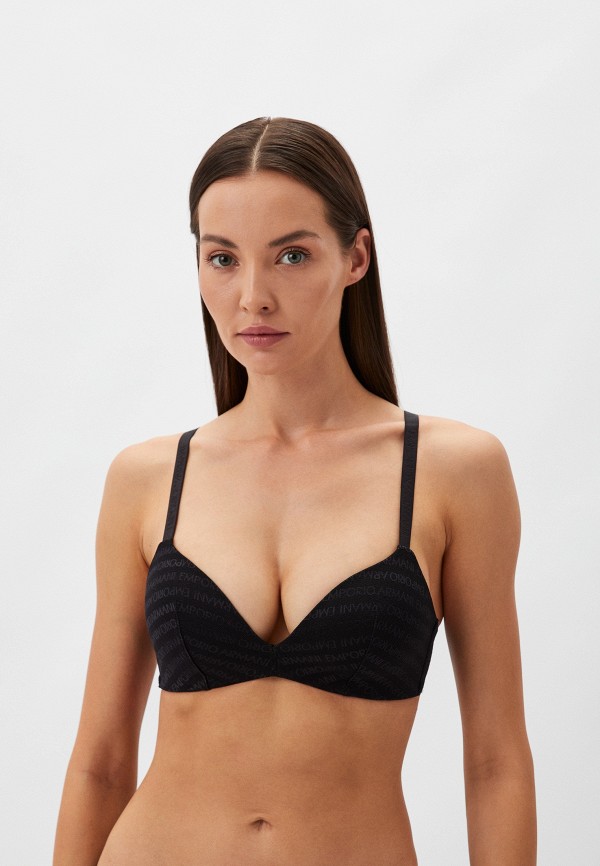 

Бюстгальтер Emporio Armani, Черный, PADDED TRIANGLE BRA
