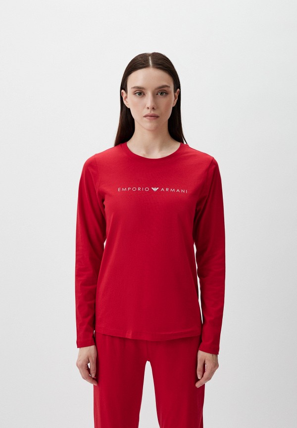 

Лонгслив домашний Emporio Armani, Красный