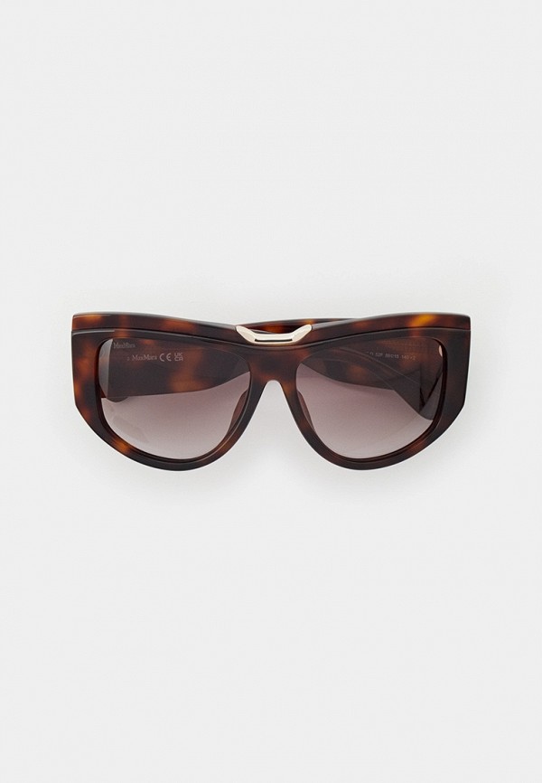 

Очки солнцезащитные Max Mara, Коричневый, MM 0085-D 52F