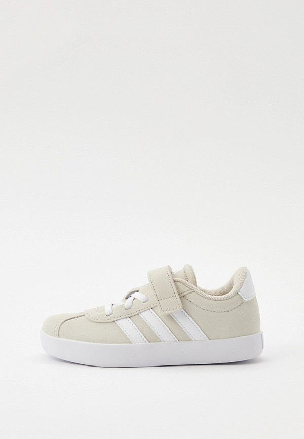 

Кеды adidas, Бежевый, VL COURT 3.0 EL C