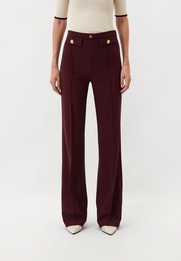 

Брюки Elisabetta Franchi, Бордовый